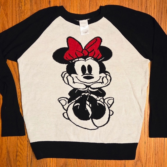 Minnie Mouse Lt Wt Sweater - Womens Medium - Picture 1 of 3